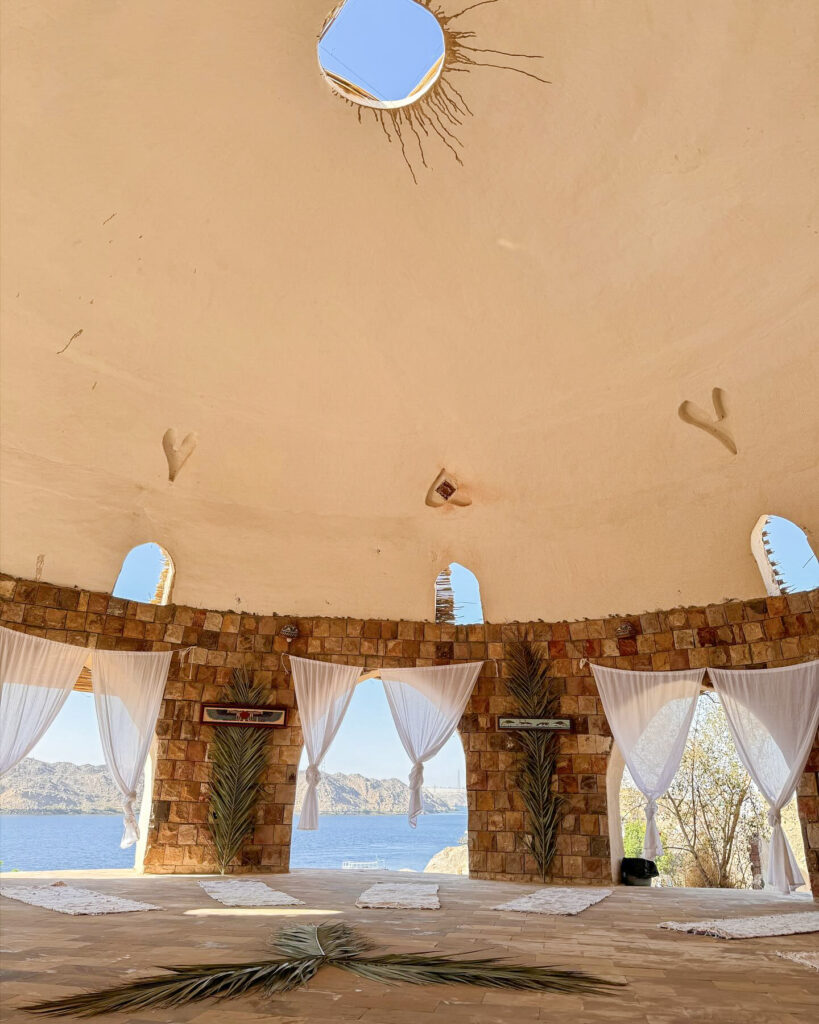 Yoga at Blue Lotus Ecolodge, Aswan